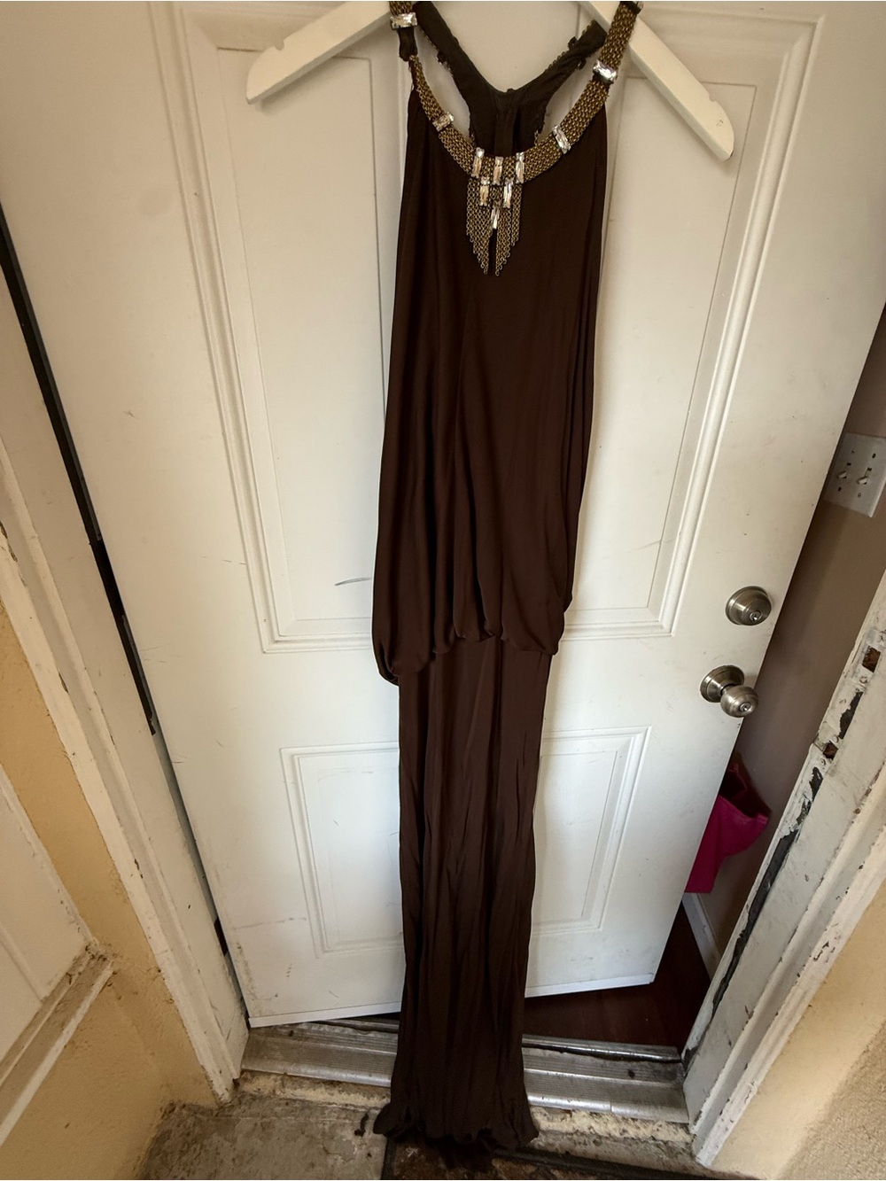 Gucci Brown Dress Top